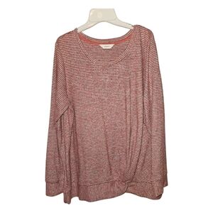 CJ Banks Striped Top